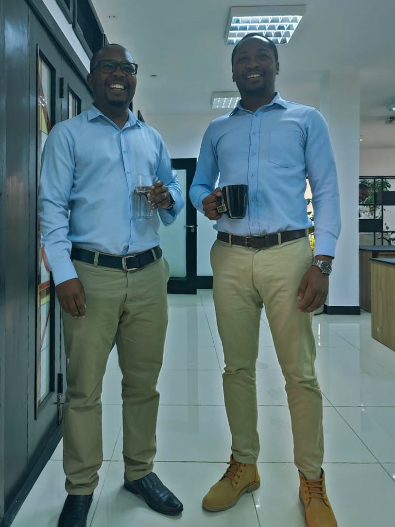 Dan and Jack, the finance bros of Angama in Nairobi 