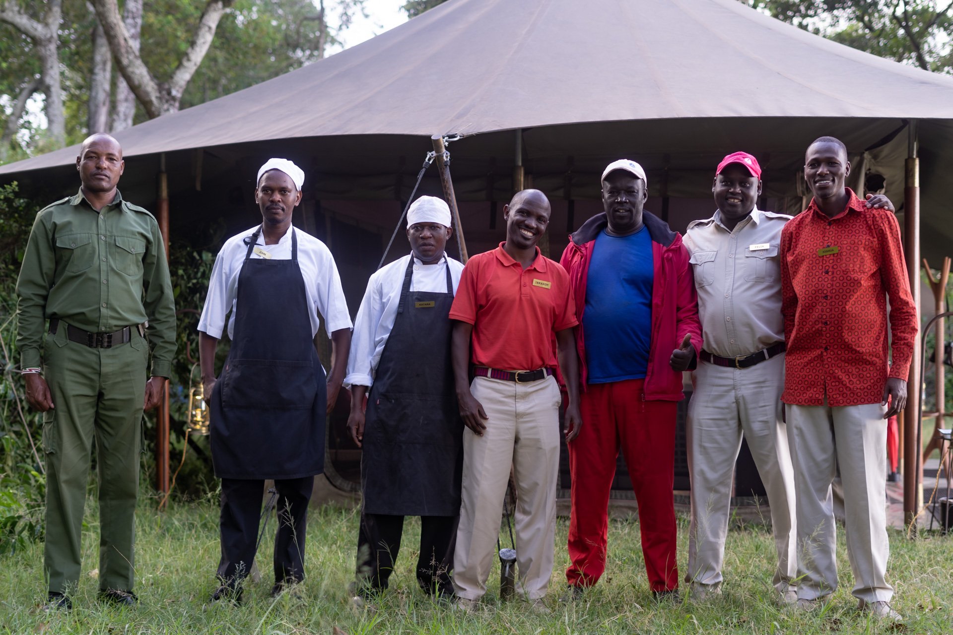 Ibra leads with purpose, the Angama Safari Camp team, aligned and ready