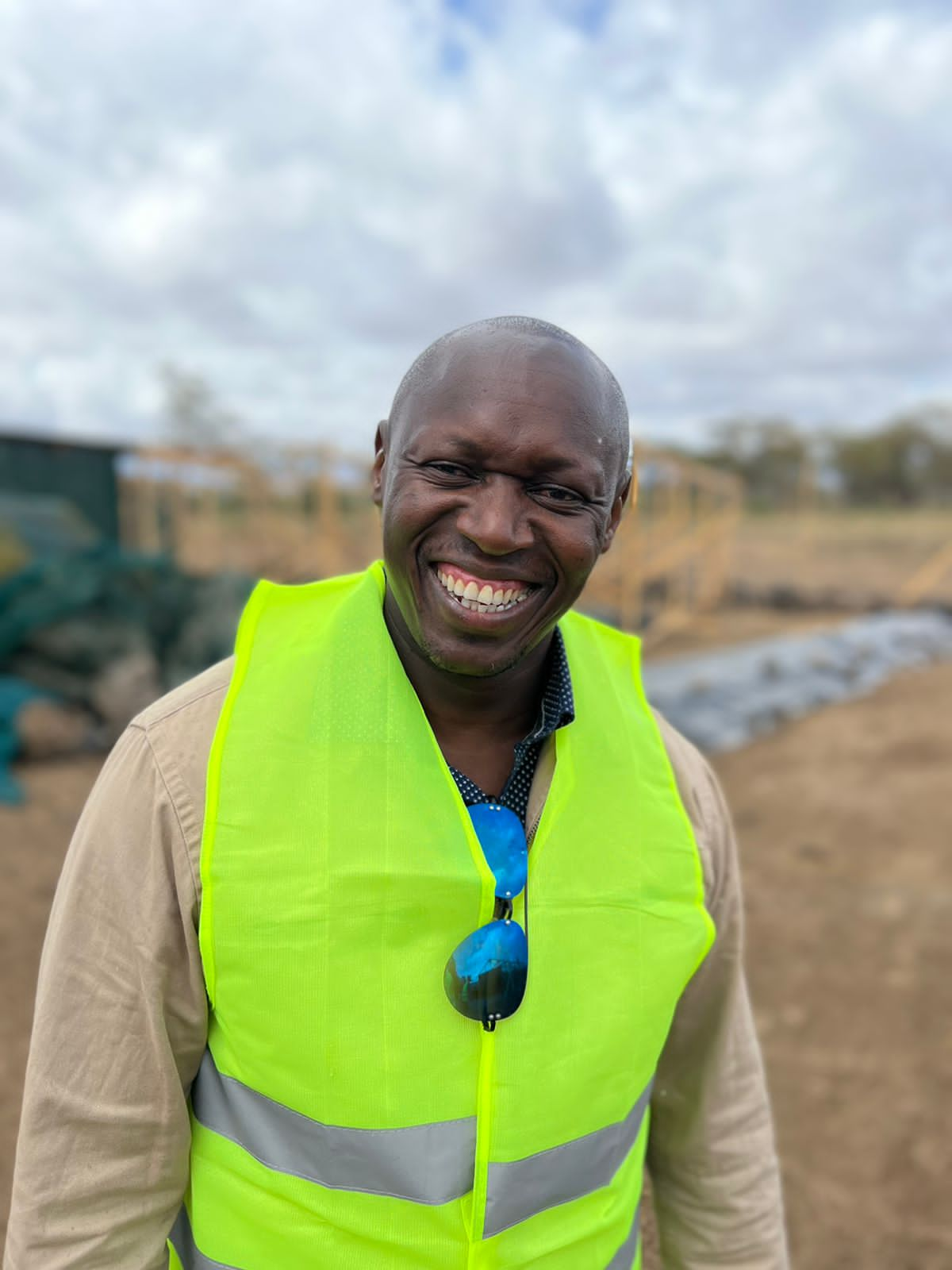 Keeping a firm eye (and smile) on the building progress 