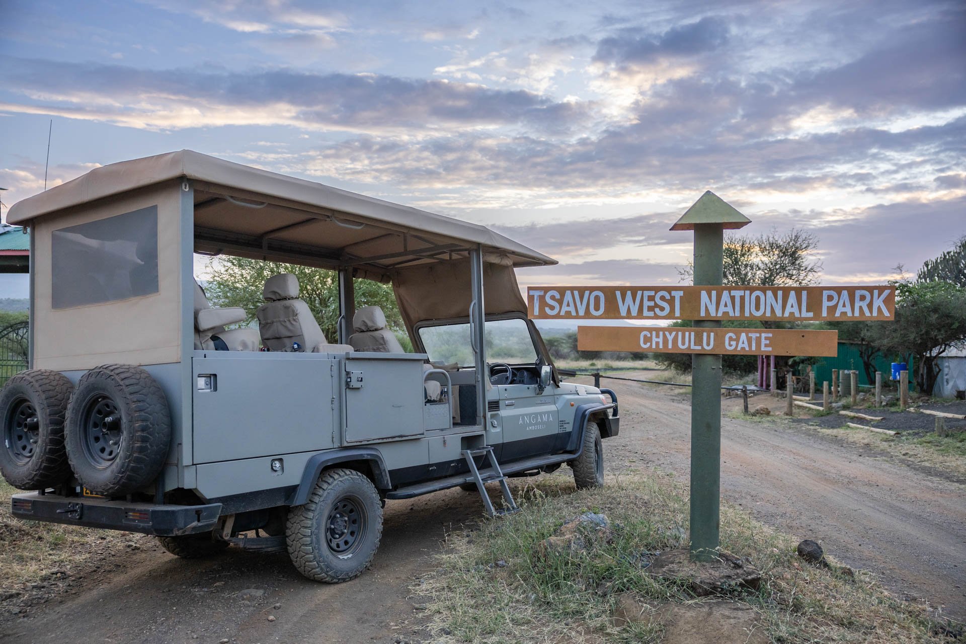 Upon request, Amboseli guests can explore Tsavo West National Park