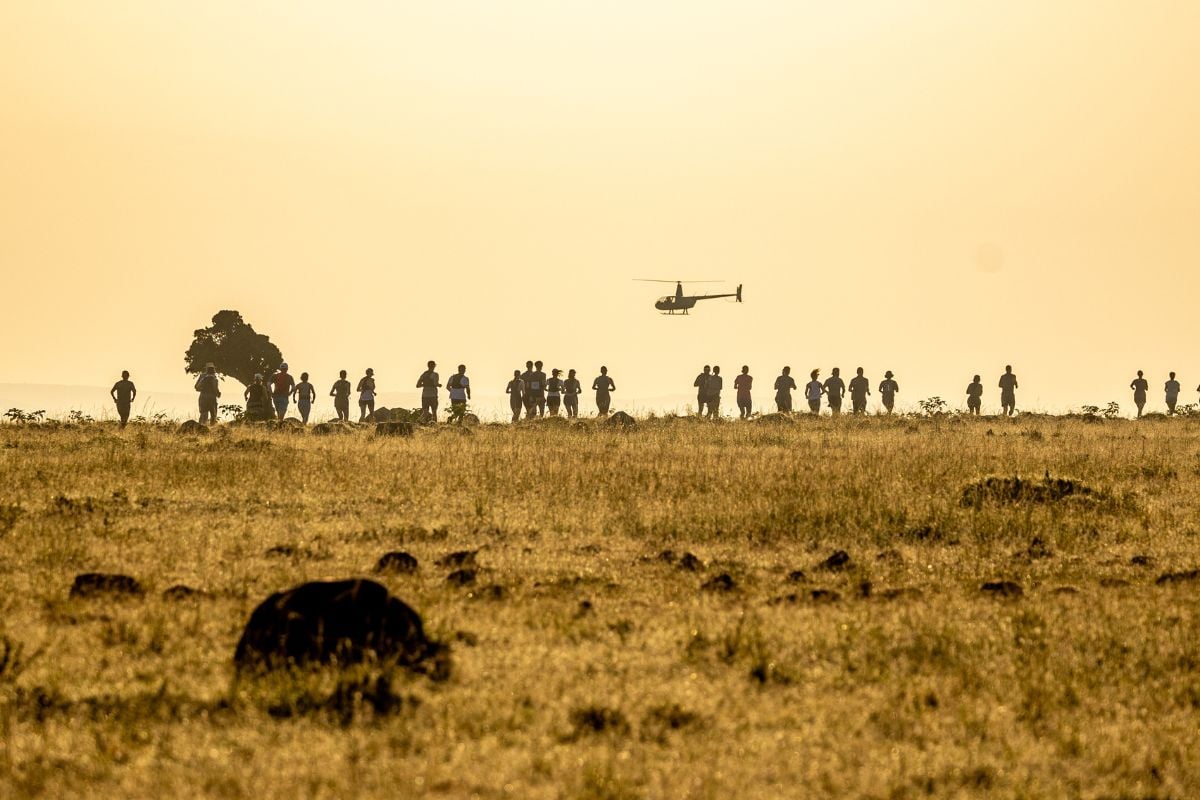 50km across the Mara, running for wildlife and community