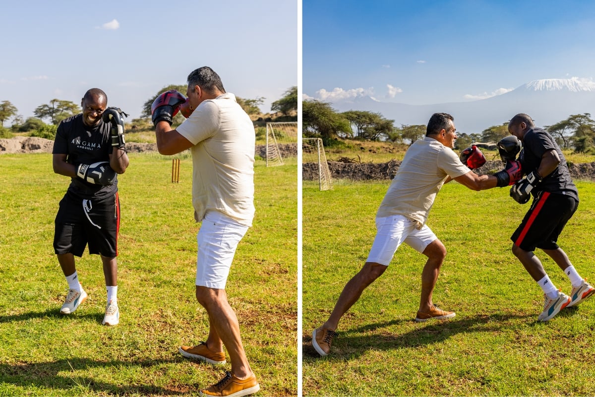 Trading punches and punchlines — under Kilimanjaro’s watchful eye 