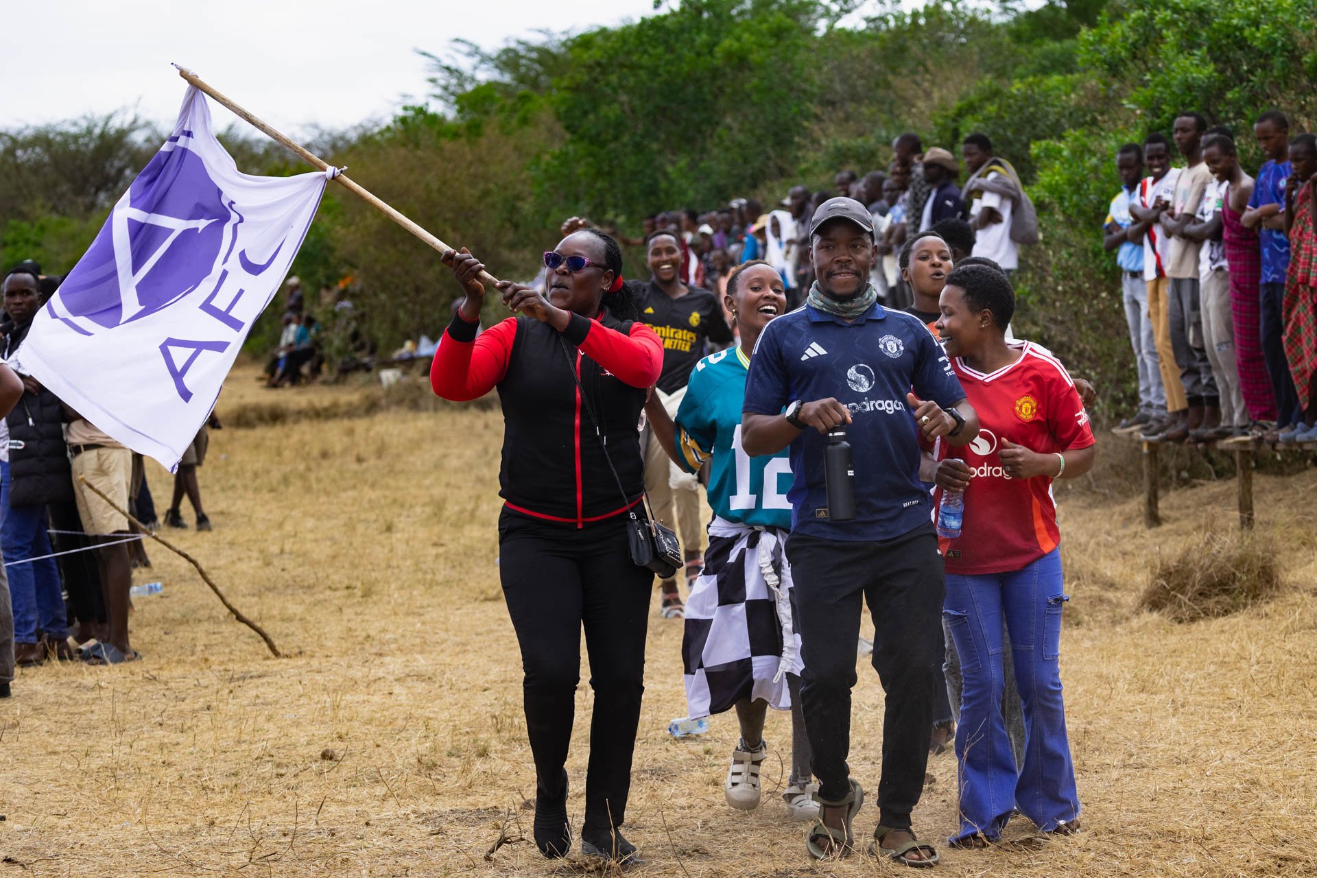The Angama Mara team brought their A-game to the sidelines