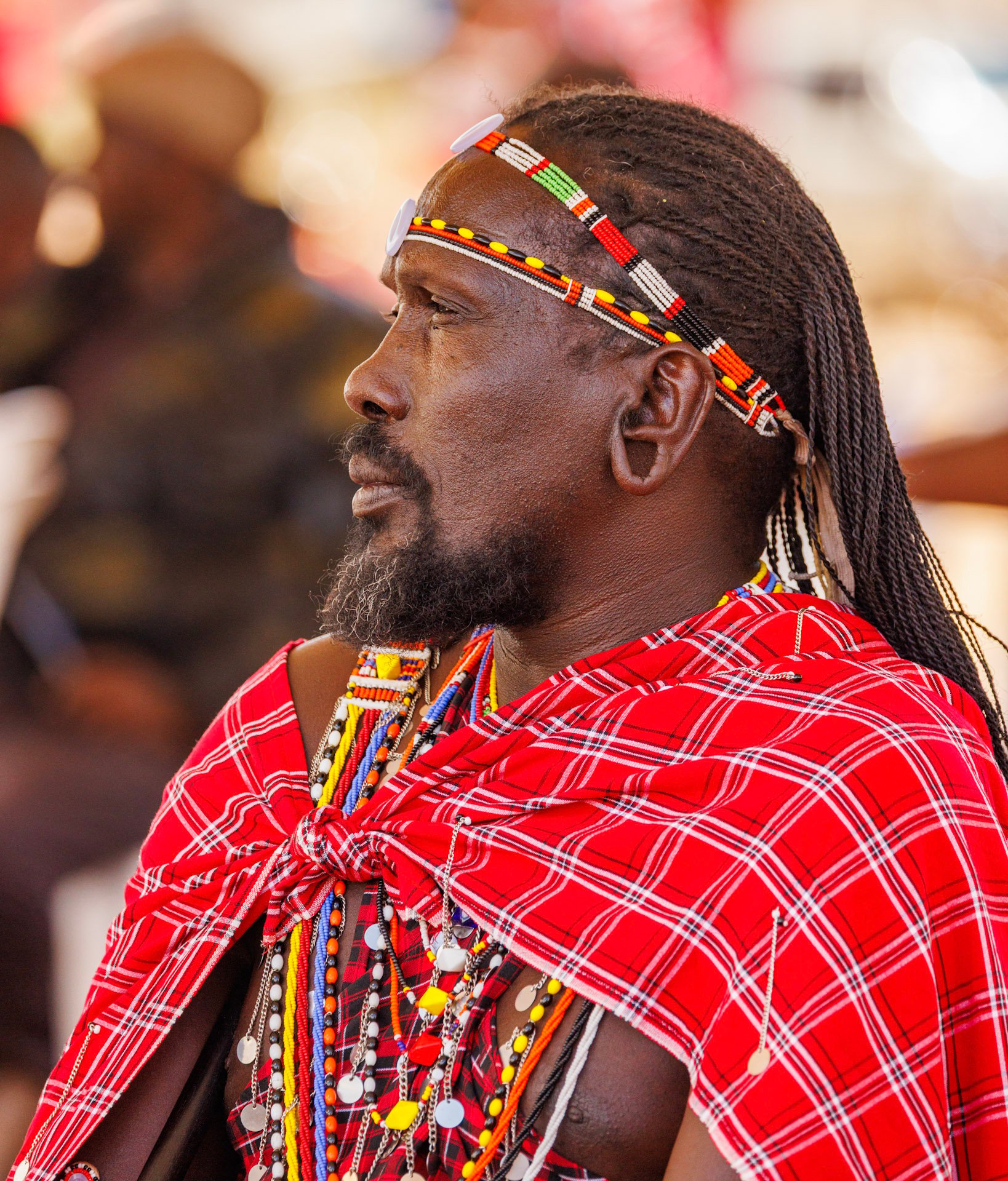 Red was historically used to ward off predators like lions in the wild