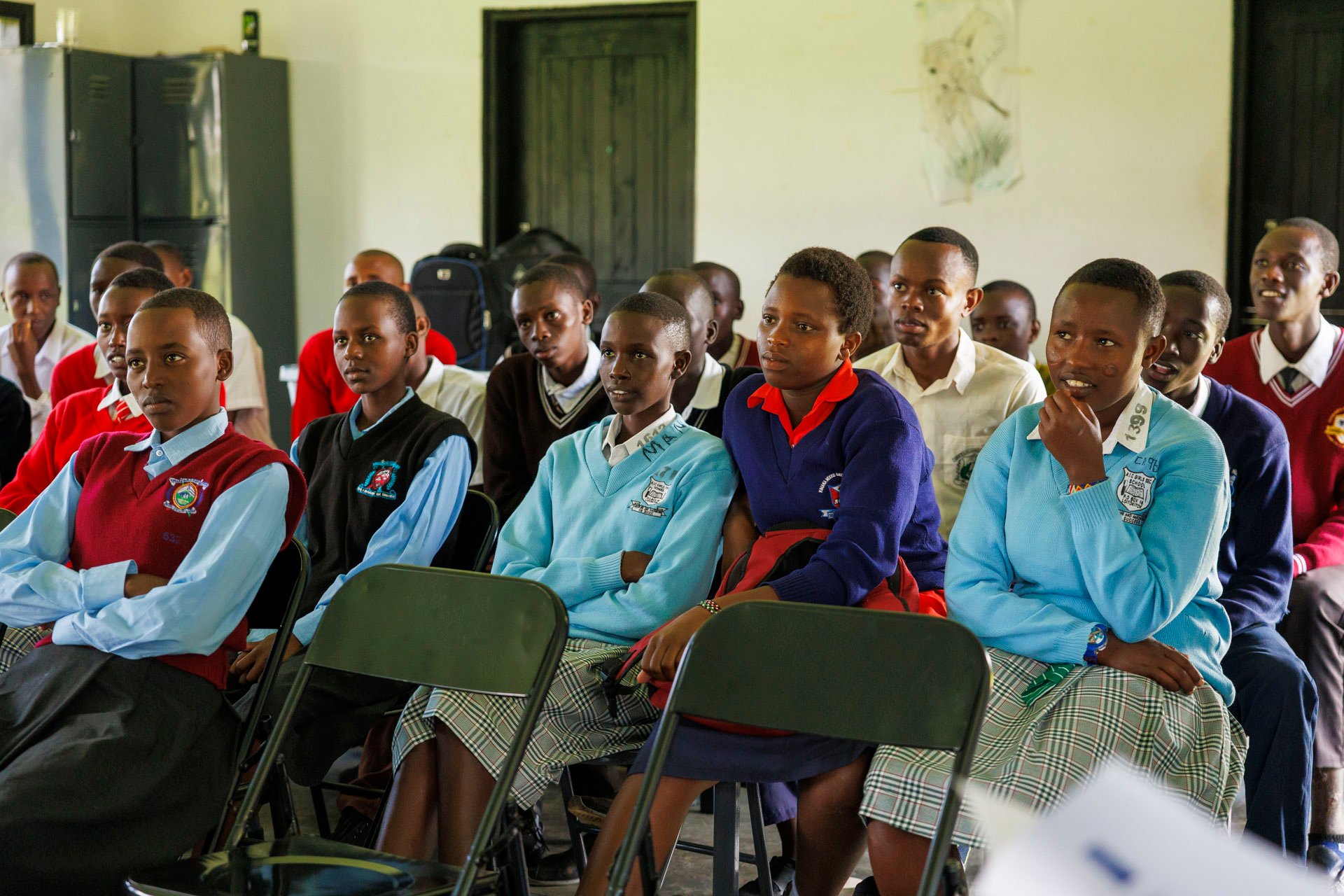 The bright faces of the future...