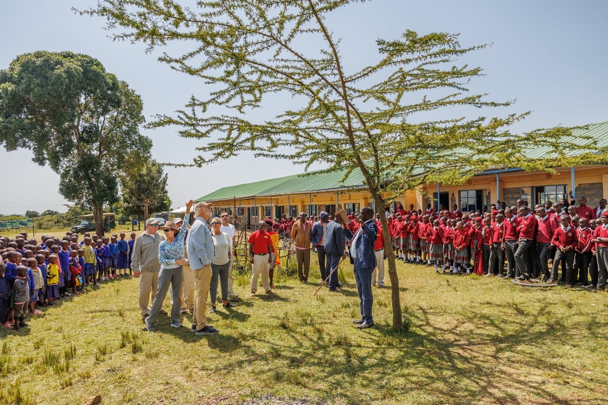 Turk seeing the growth — in children and trees