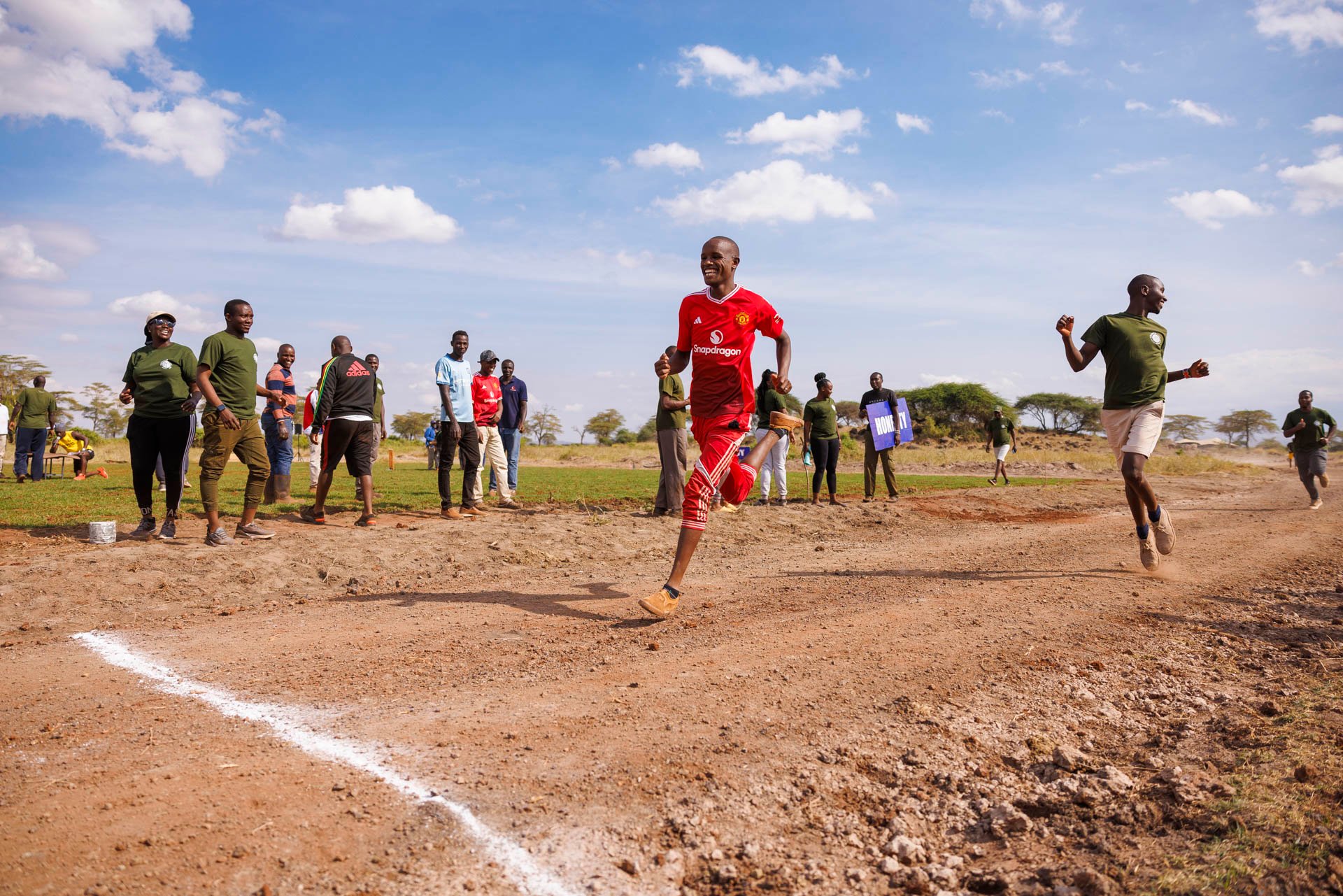 Running alongside a Kenyan: blink, and you’ll miss it