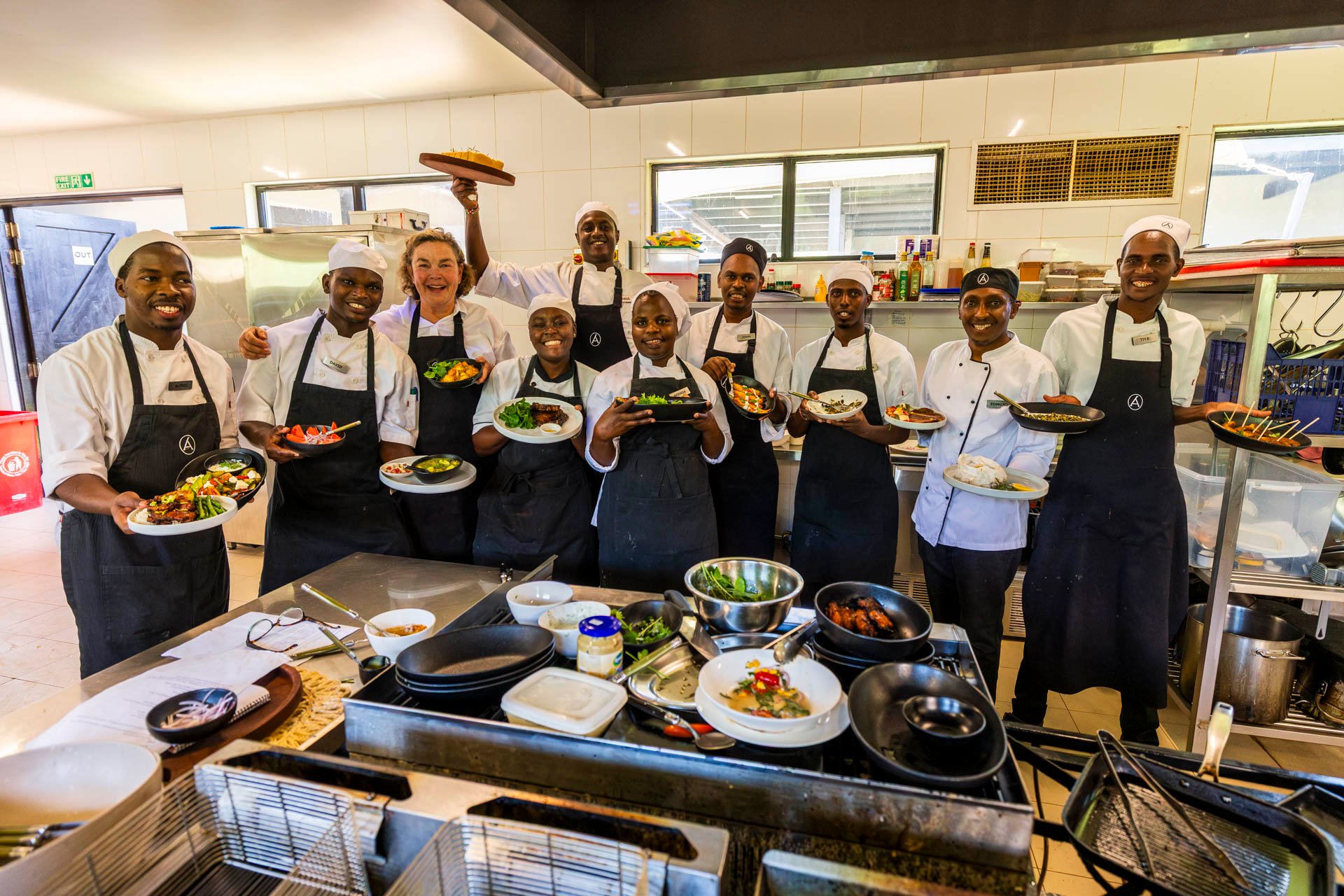 Above: Cooked with talent, served with stories