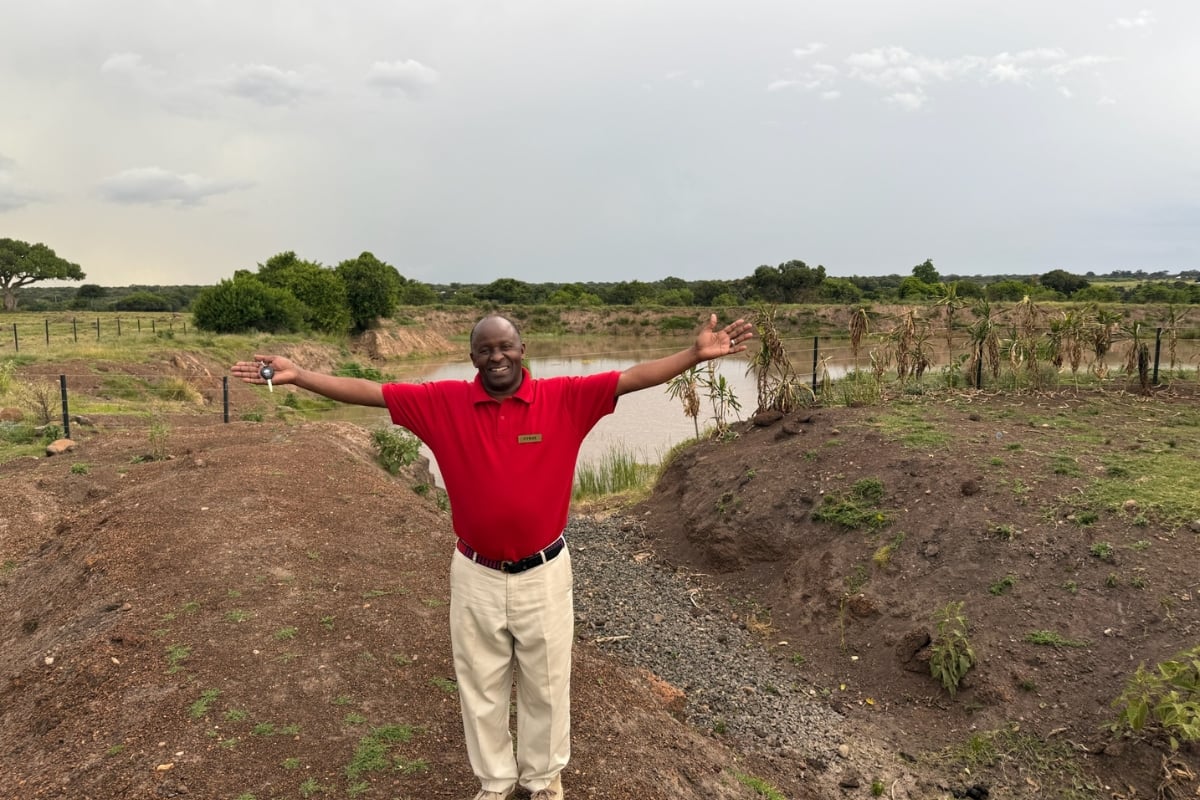 Above: Cyrus, Angama’s Lodge Operations Manager: always one step ahead of the chaos