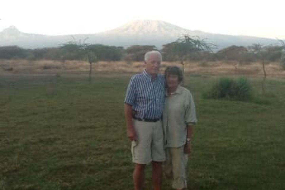 15 years ago, Mr. and Mrs. Henderson where Angama Amboseli now stands