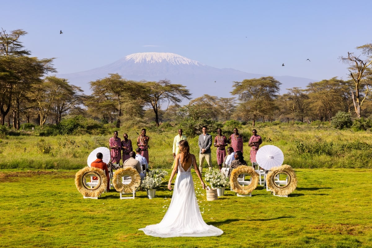 Angama Amboseli is the setting for the bride you always dreamt of being