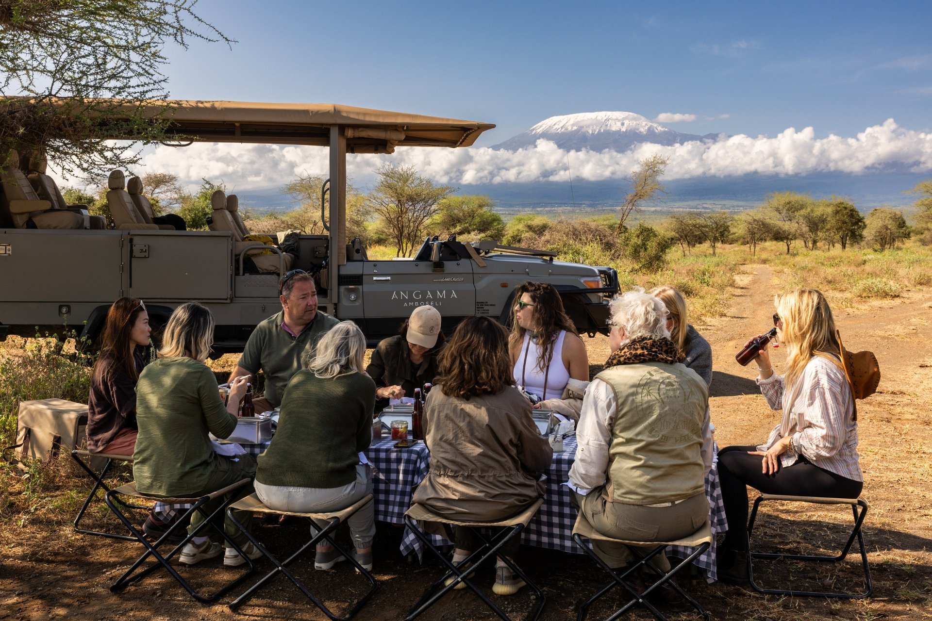 Breakfast with Kilimanjaro at your table or...