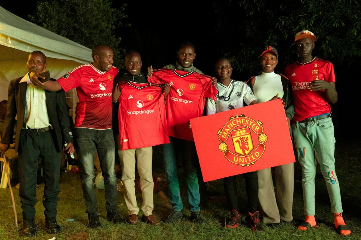Despite the score, sprits were still high for Manchester United fans