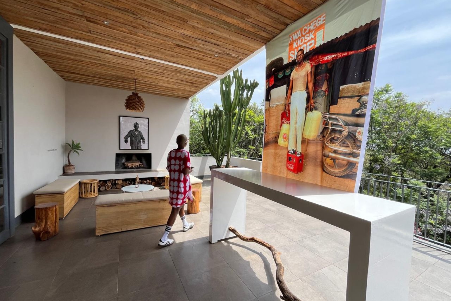 Sourcing art for our Amboseli gallery at Afrika House with Annabel Onyango