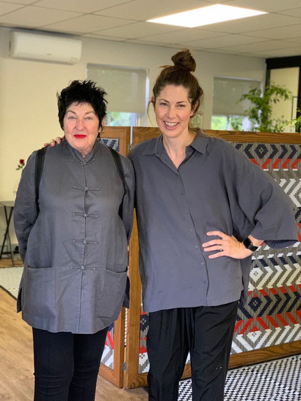 Annemarie Meintjes and Alison match before a day of sourcing for Amboseli