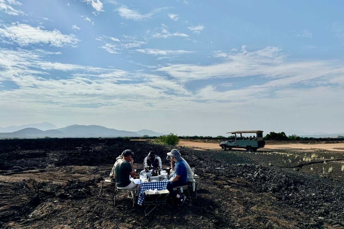 Where lava once flowed, picnic juices now pour