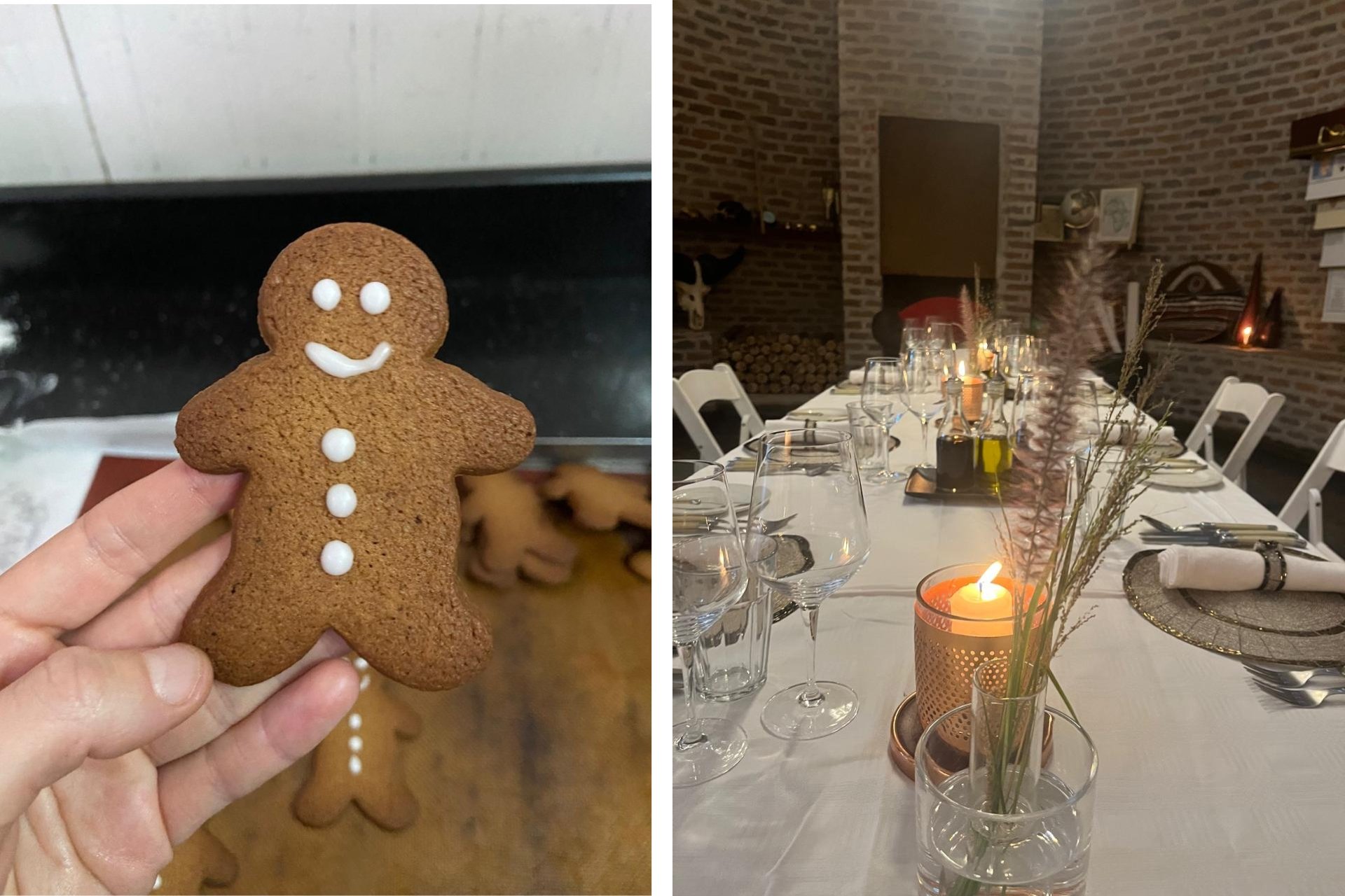 From a gingerbread cookie room drop to styling the Map Room for a private dinner