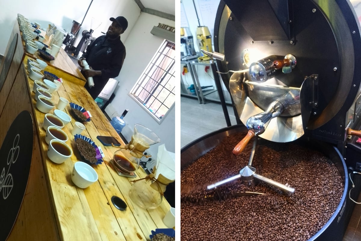 The team goes behind the scenes of Angama’s morning brew