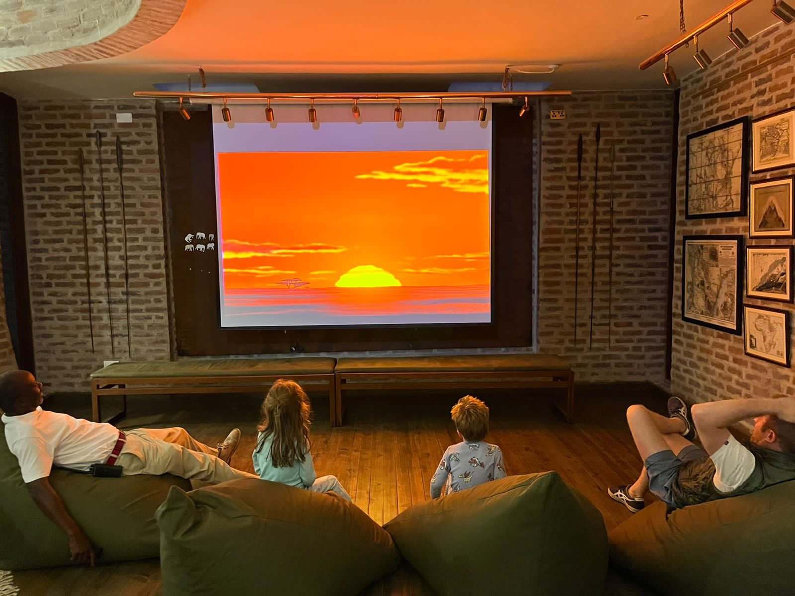 The Map Room is also a movie theatre — hakuna mata