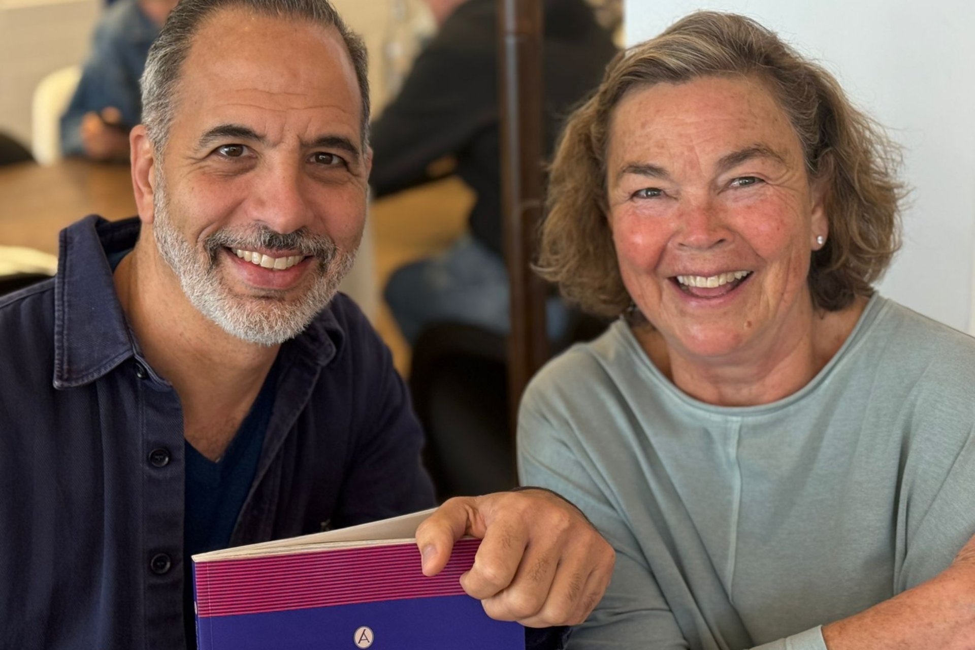Yotam Ottolenghi and Author, Nicky Fitzgerald