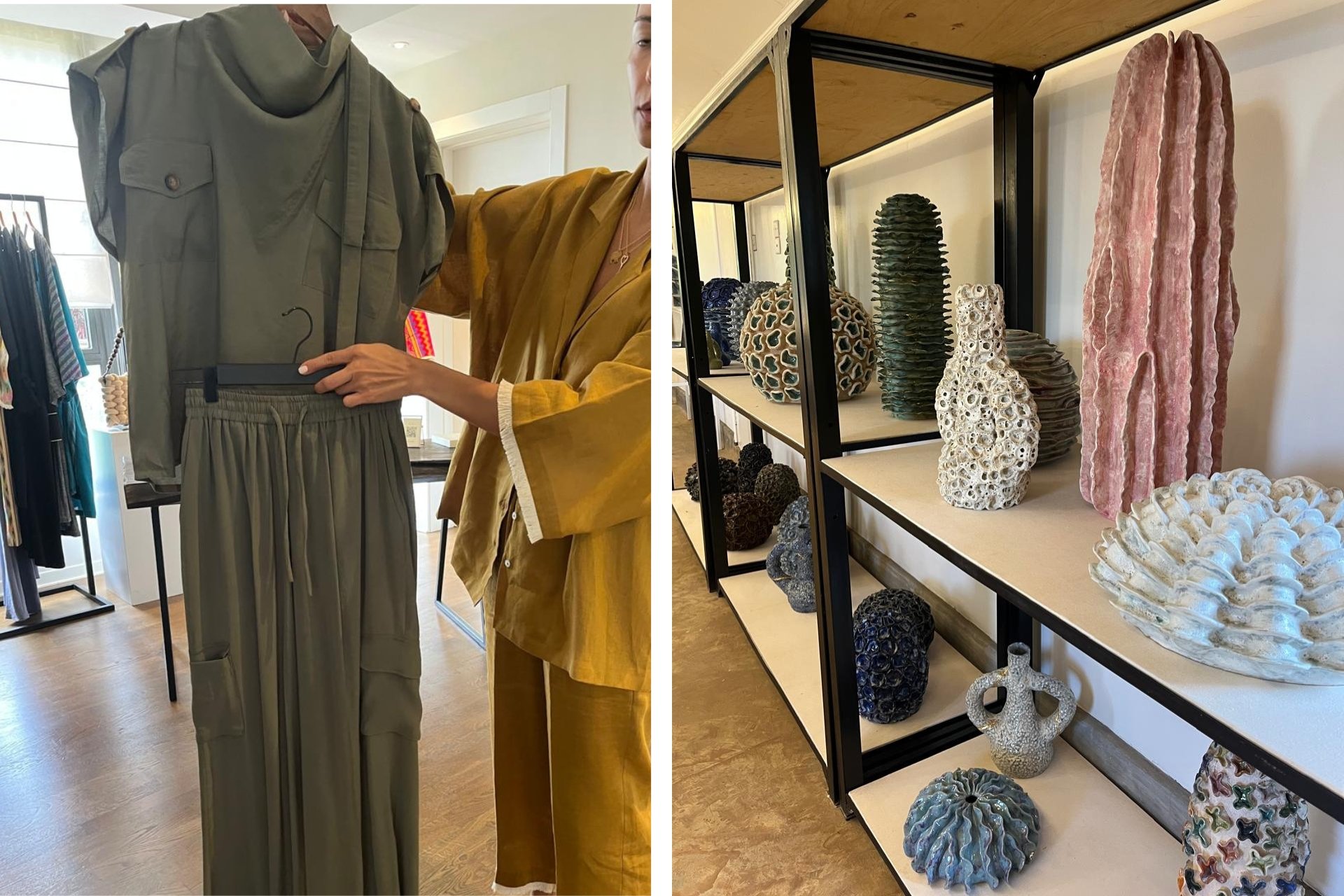Exploring Nairobi to curate a considered shopping experience for guests — from Kipépéo clothing to artwork by Lana Trebinski