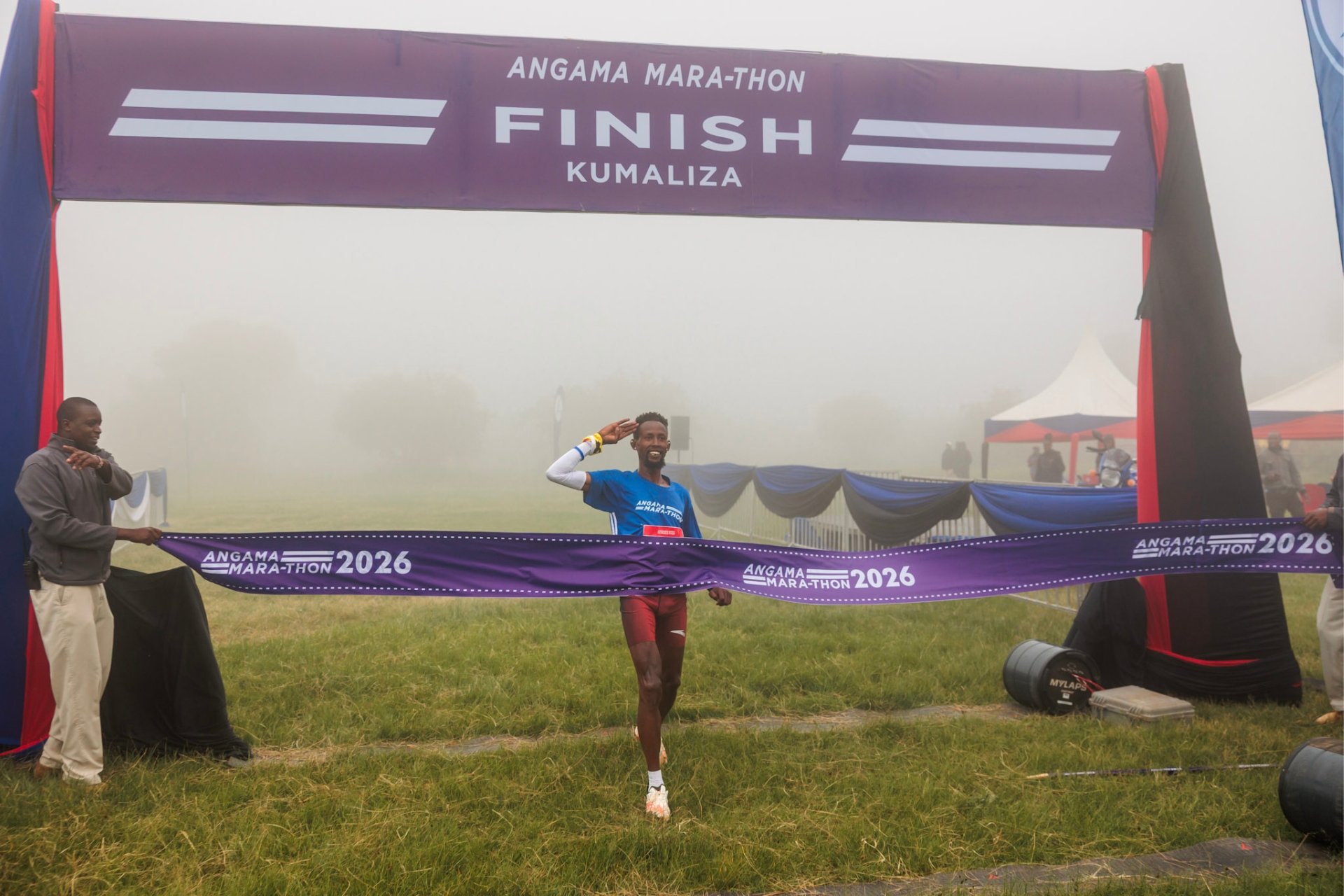 ...to one day race in his shoes