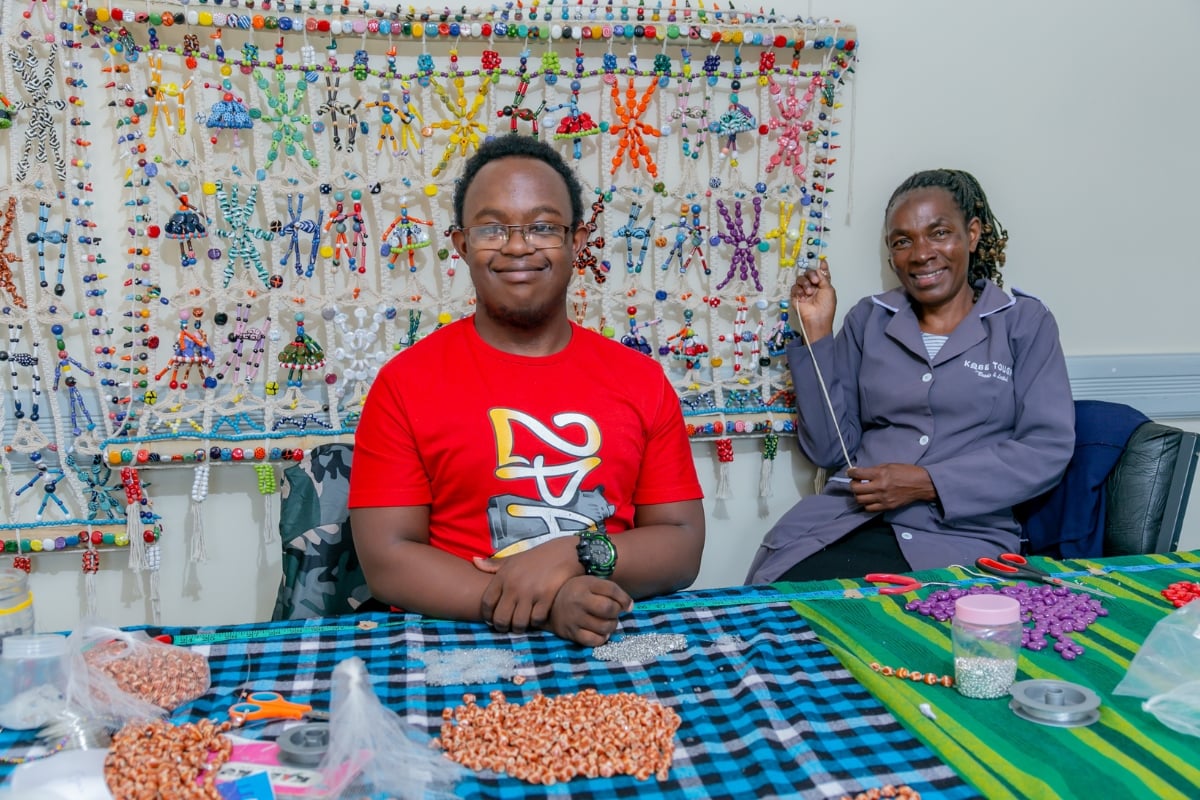 Beaded art with a handmade story 