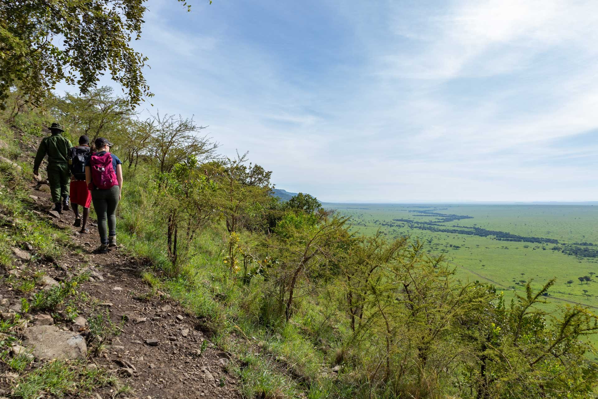 Though rocky and a tad uneven, the path is well maintained 