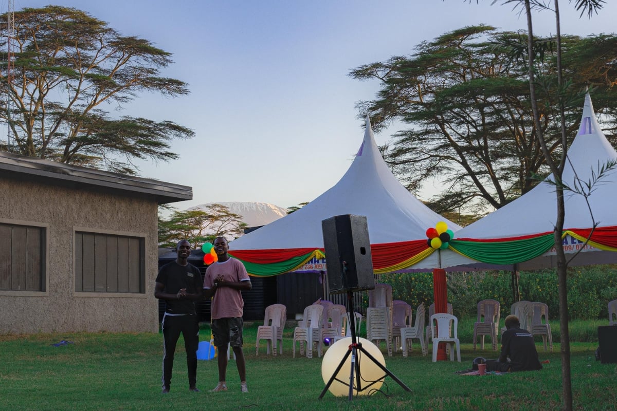 Kilimanjaro sneaks a peak as VIP
