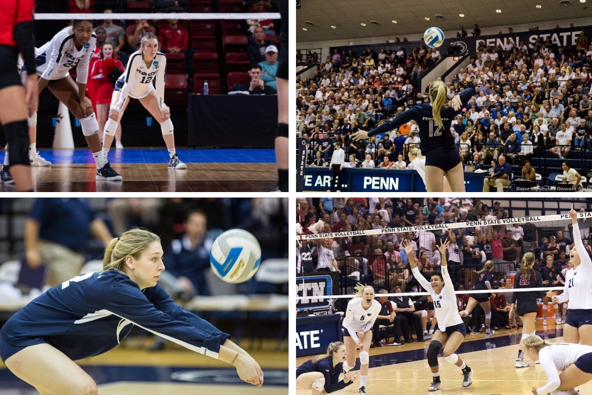 Keeton dominating with her team for The Pennsylvania State University