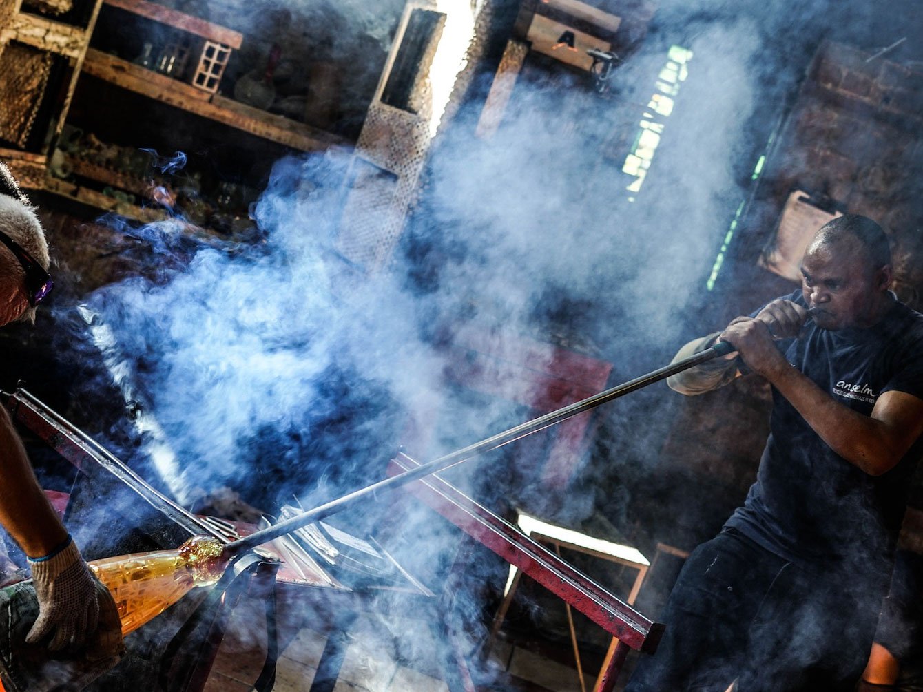 Molten magic — at Kitengela Hot Glass, creativity swirls with smoke, skill and recycled glass