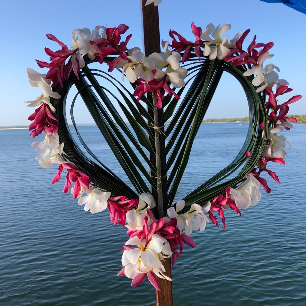 Swahili heart flowers