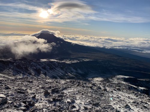 Mount Kilimanjaro captured at sunrise by Shannon Davis