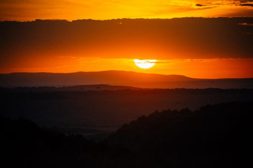 Sunrise in the Maasai Mara