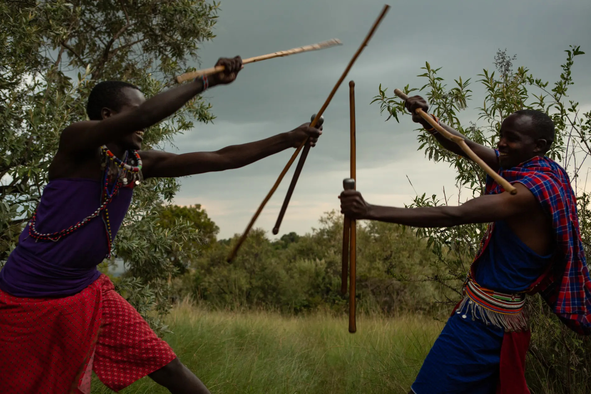 Maasai Stick Fight