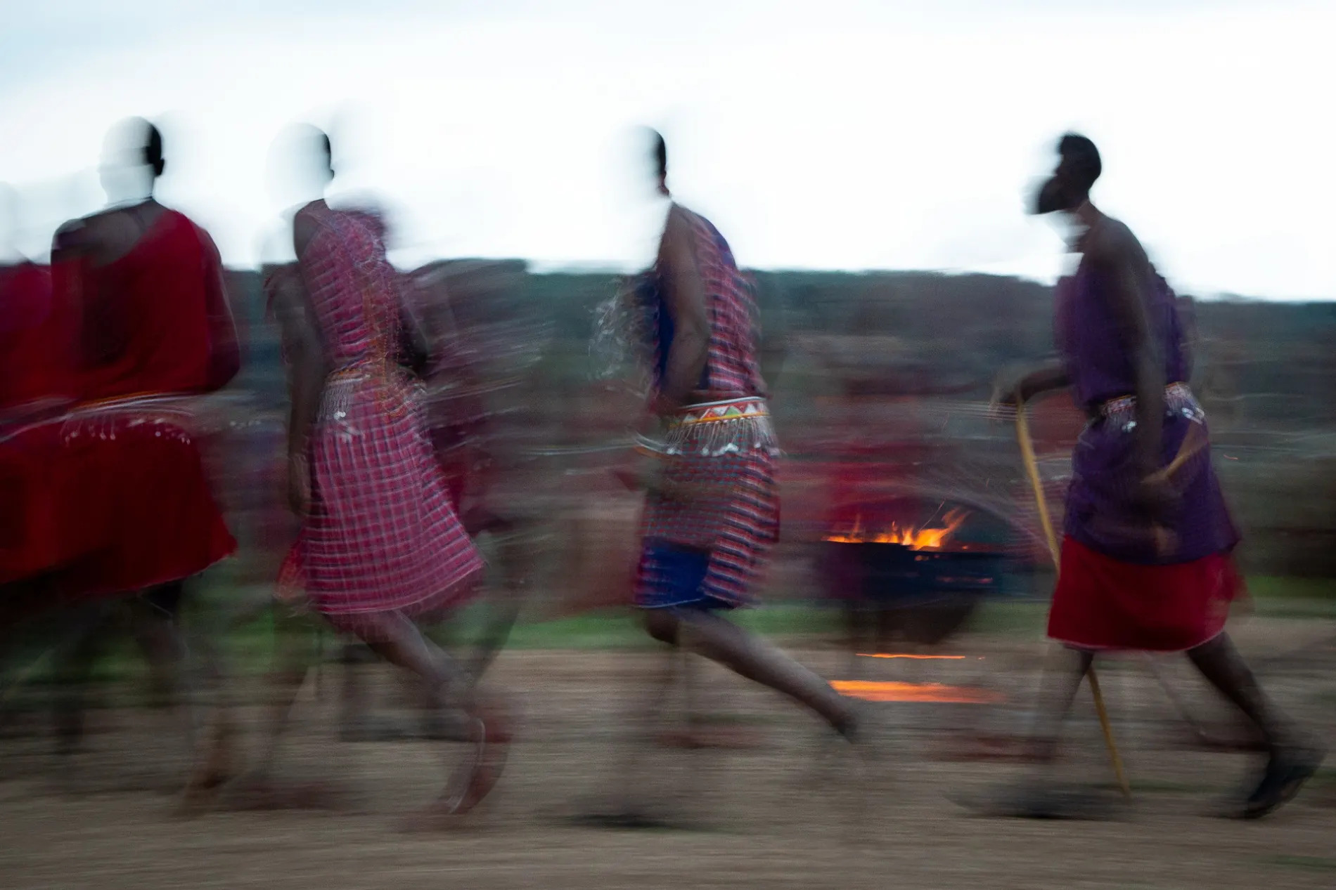 Maasai blur