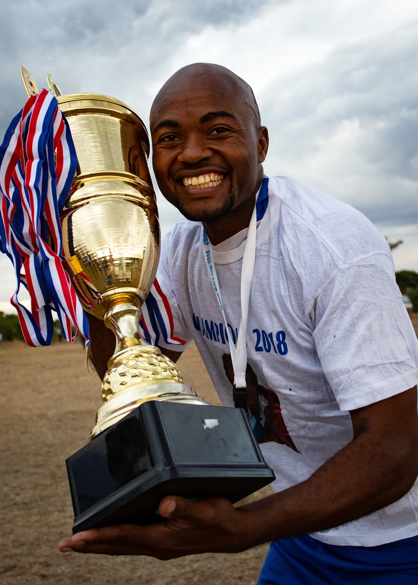 Douglas with the trophy