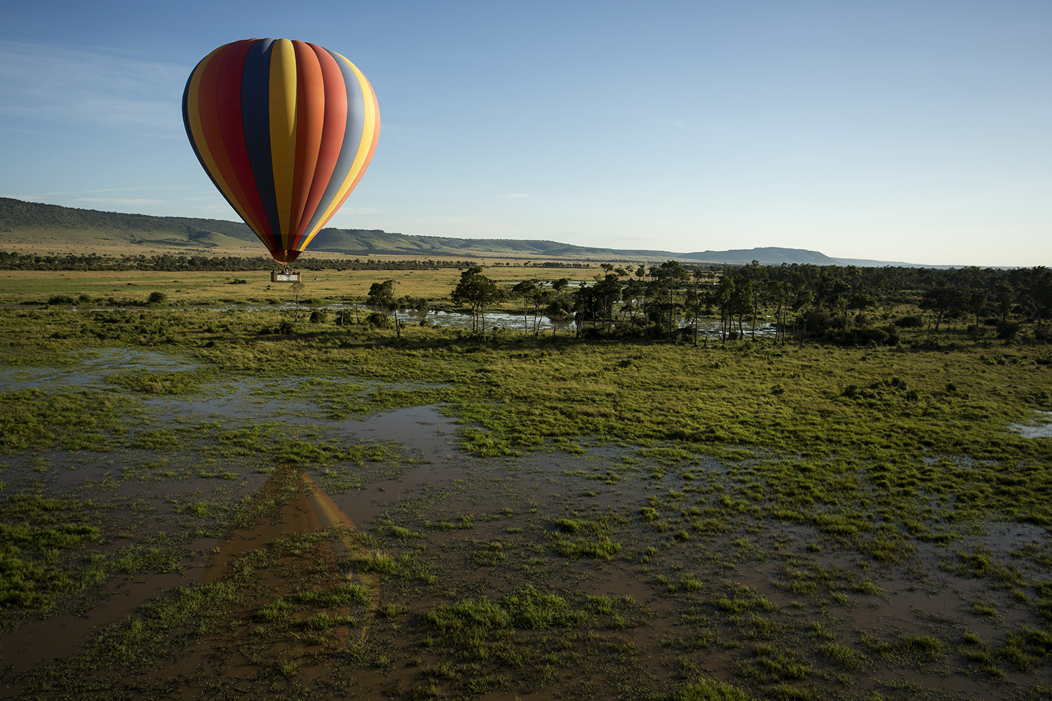 Hot air from angle