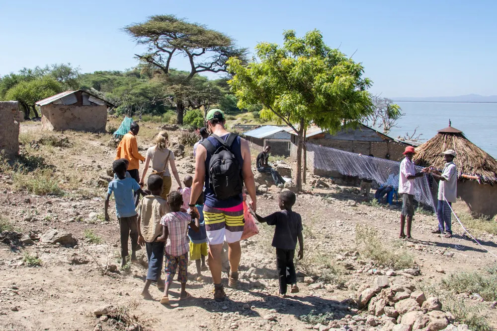 Children at Lake Baringo