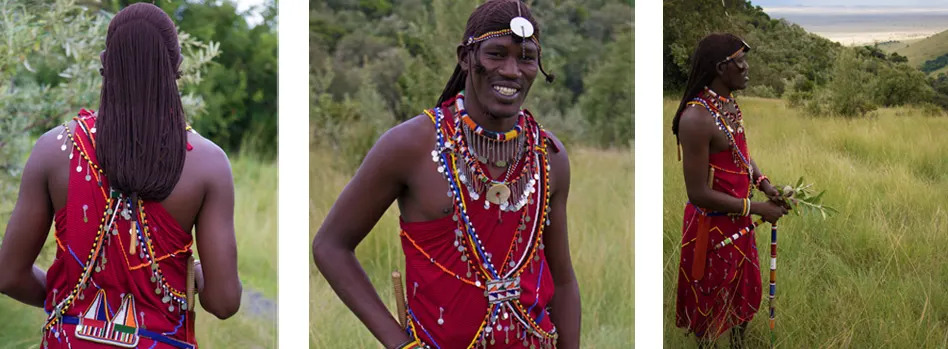 Fred's Maasai regalia