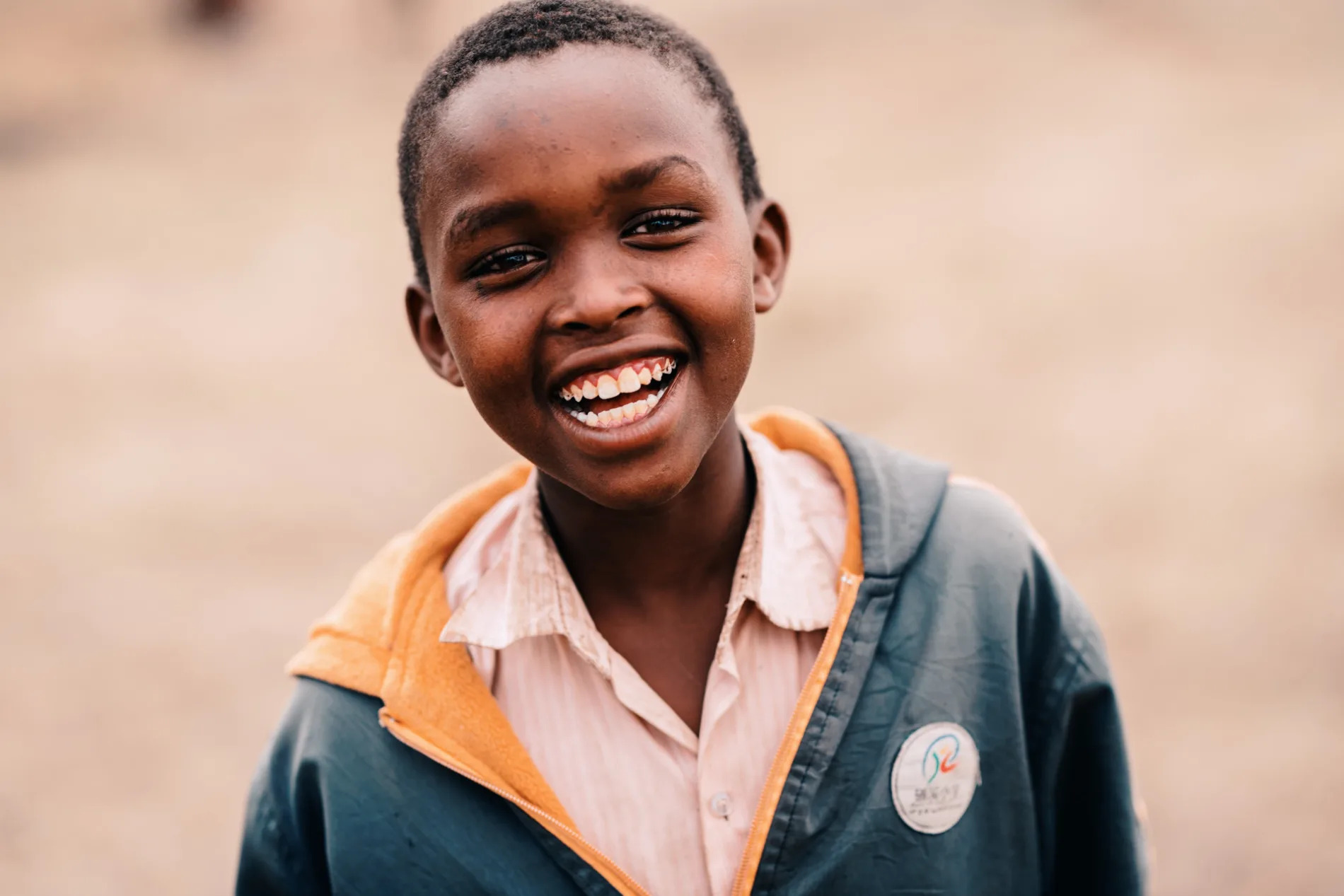 Child at the maasai ceremony