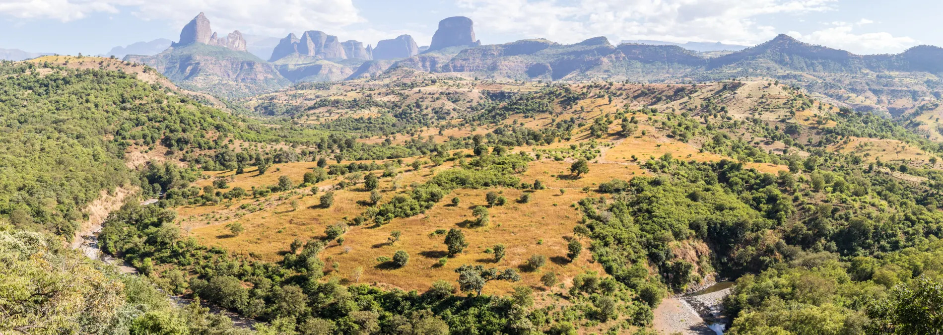 The drive from Adigrat to the Simien Mountains