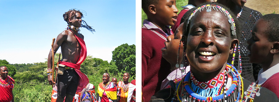 Maasai dancing