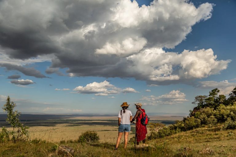 Story telling with Angama on a walking safari