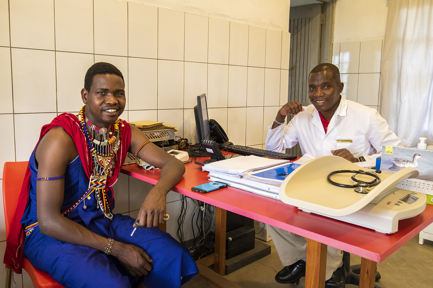 Smiles at the angama clinic