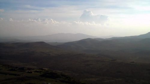 View of the Ngong Hills above Nairobi