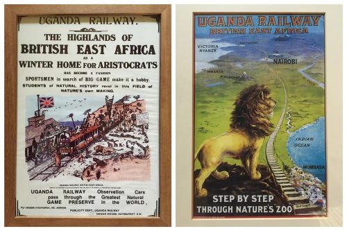 Old World Ugandan Railways Posters