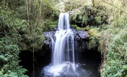 A waterfall in the Bale Mountains