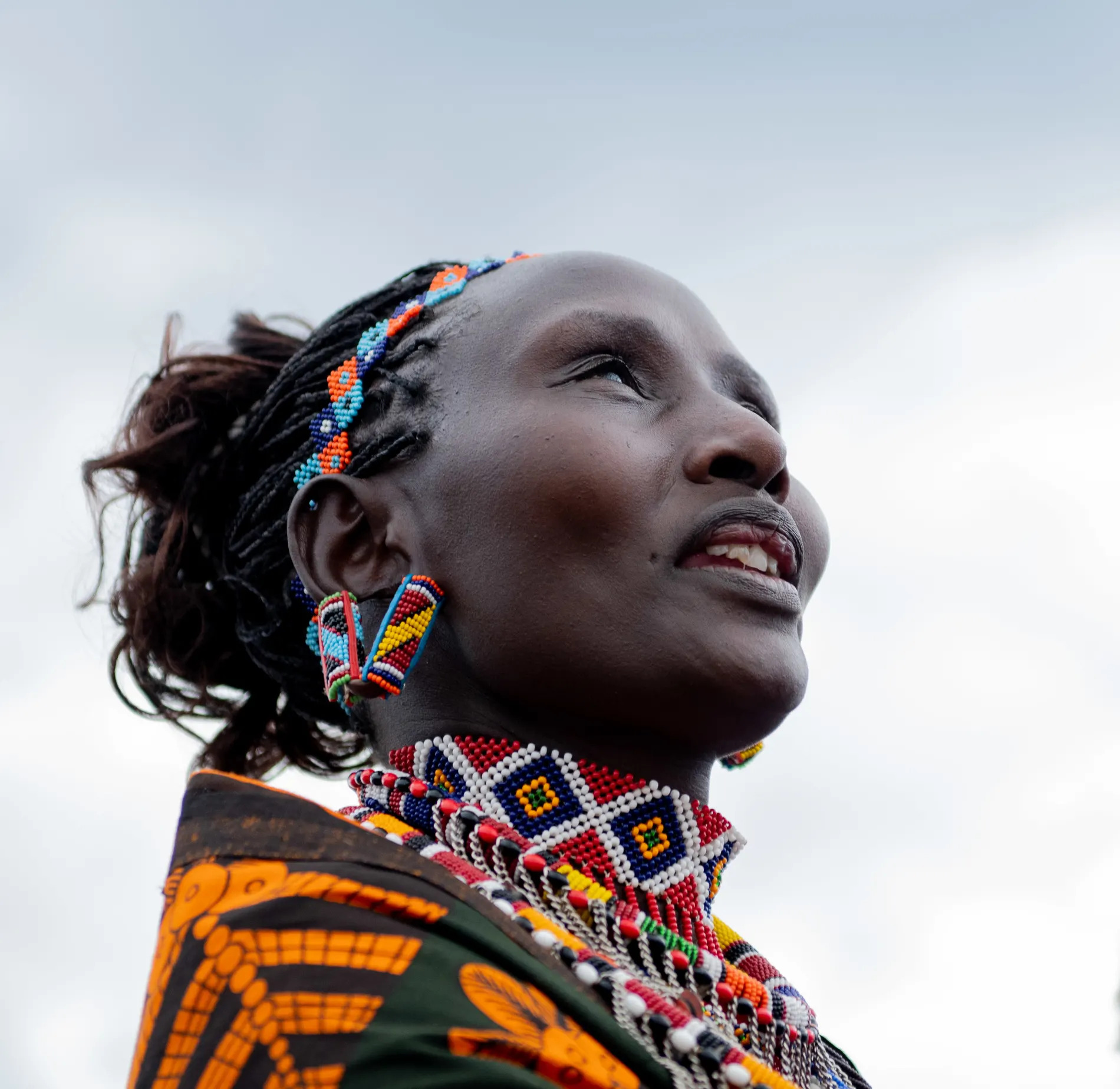 Maasai lady portrait