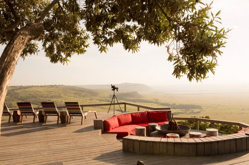 Perched on the edge of Africa's Great Rift Valley, Angama really is suspended between heaven and earth